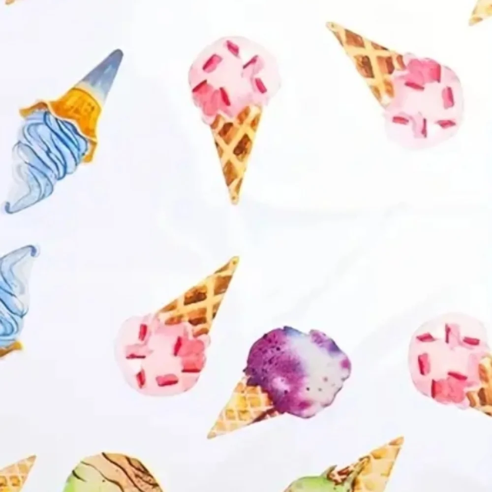 Bundle of 25 Self-sealing Polymailer size 10x13 Ice Cream Cone multi colored New